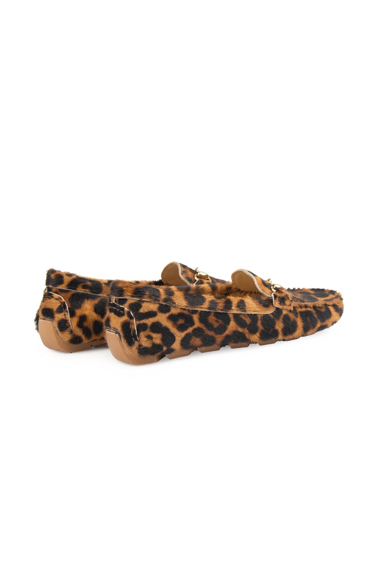 Pegia Genuine Leather Loafers 700918  - Chestnut