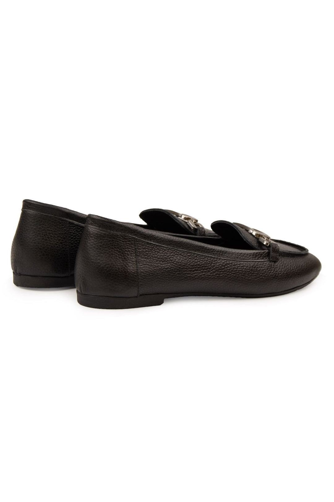 Pegia Genuine Leather Women's Loafers DG6045  - Black