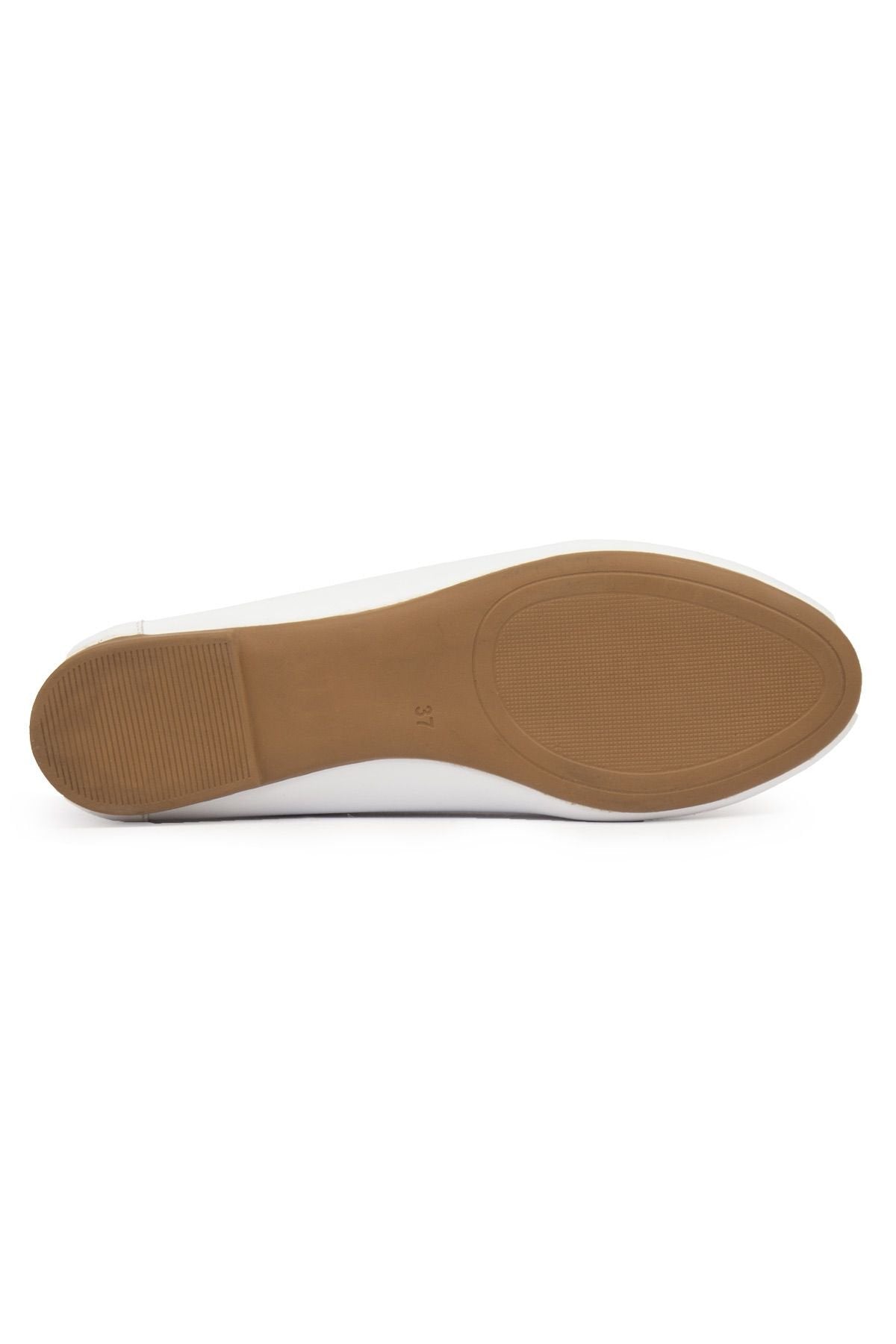 Pegia Genuine Leather Women's Loafers DG6045  - White