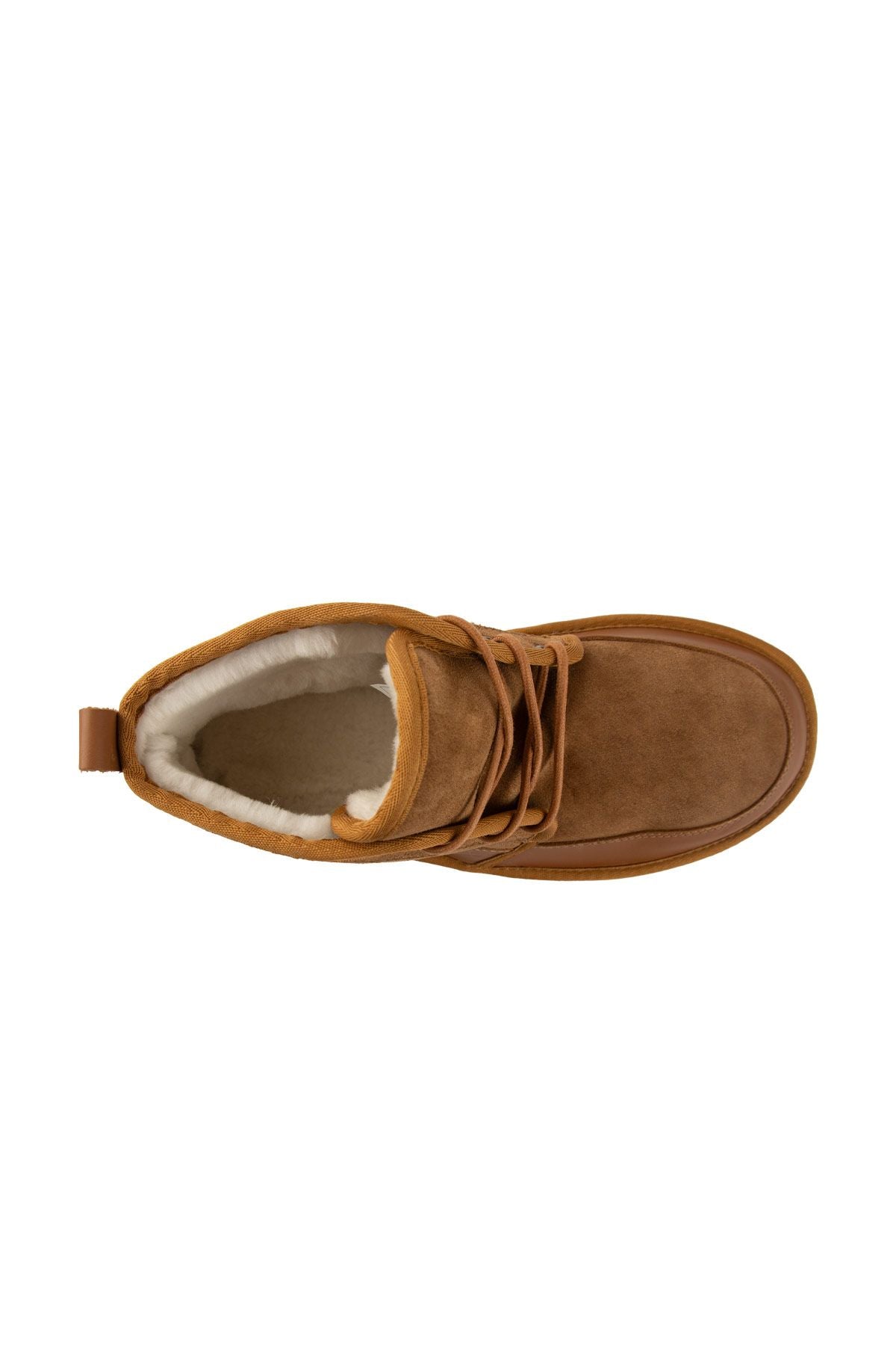 Pegia Men's Genuine Shearling Suede Winter Boot 375060  - Chestnut