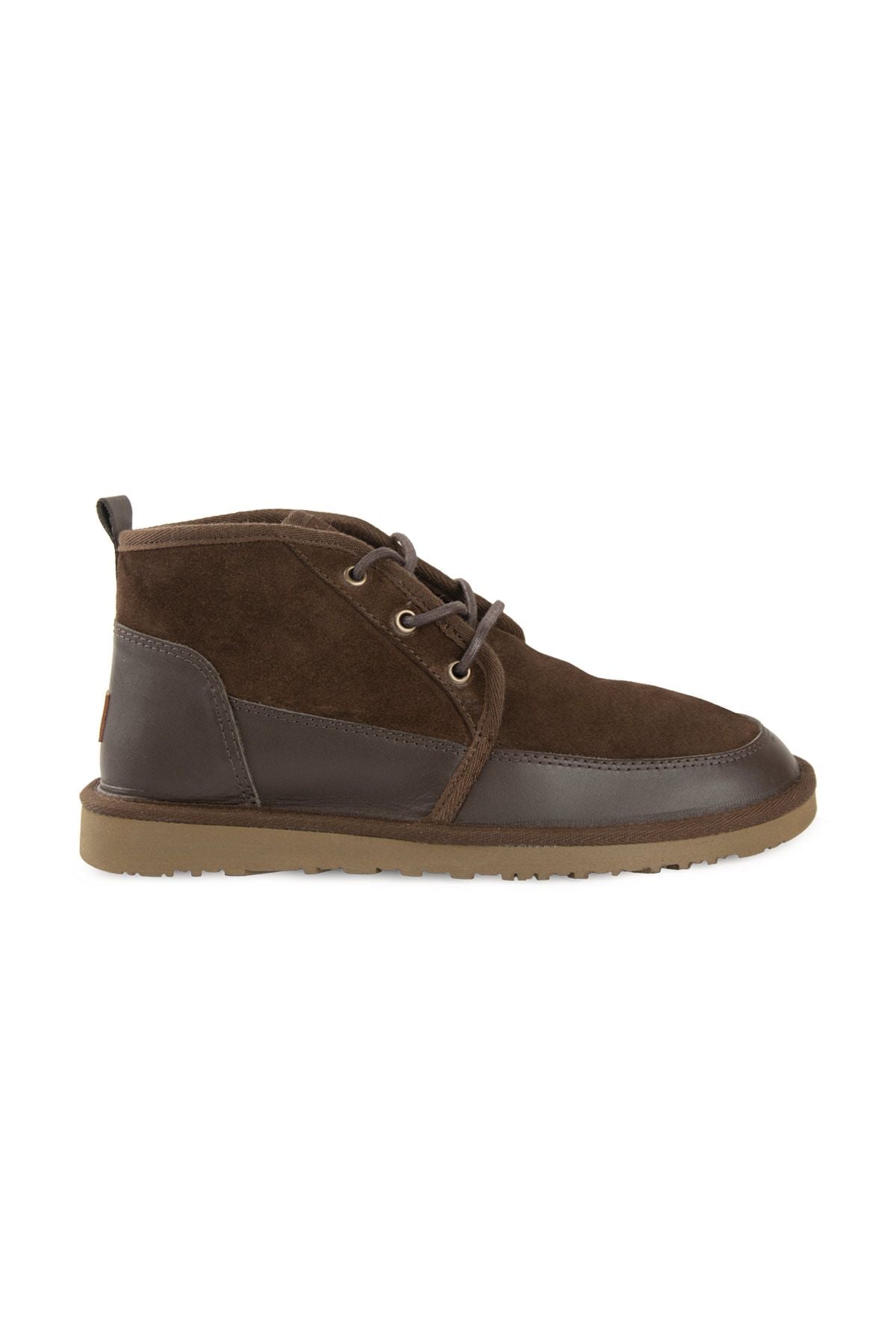 Pegia Men's Genuine Shearling Suede Winter Boot 375060  - Choco