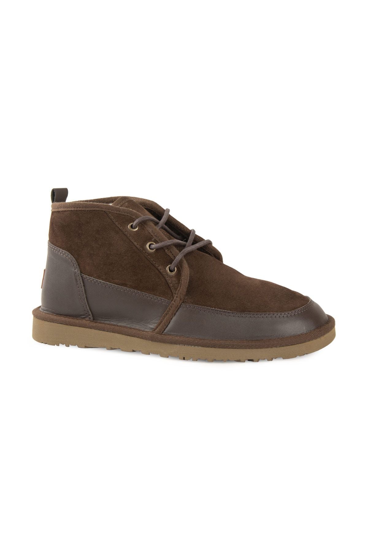 Pegia Men's Genuine Shearling Suede Winter Boot 375060  - Choco