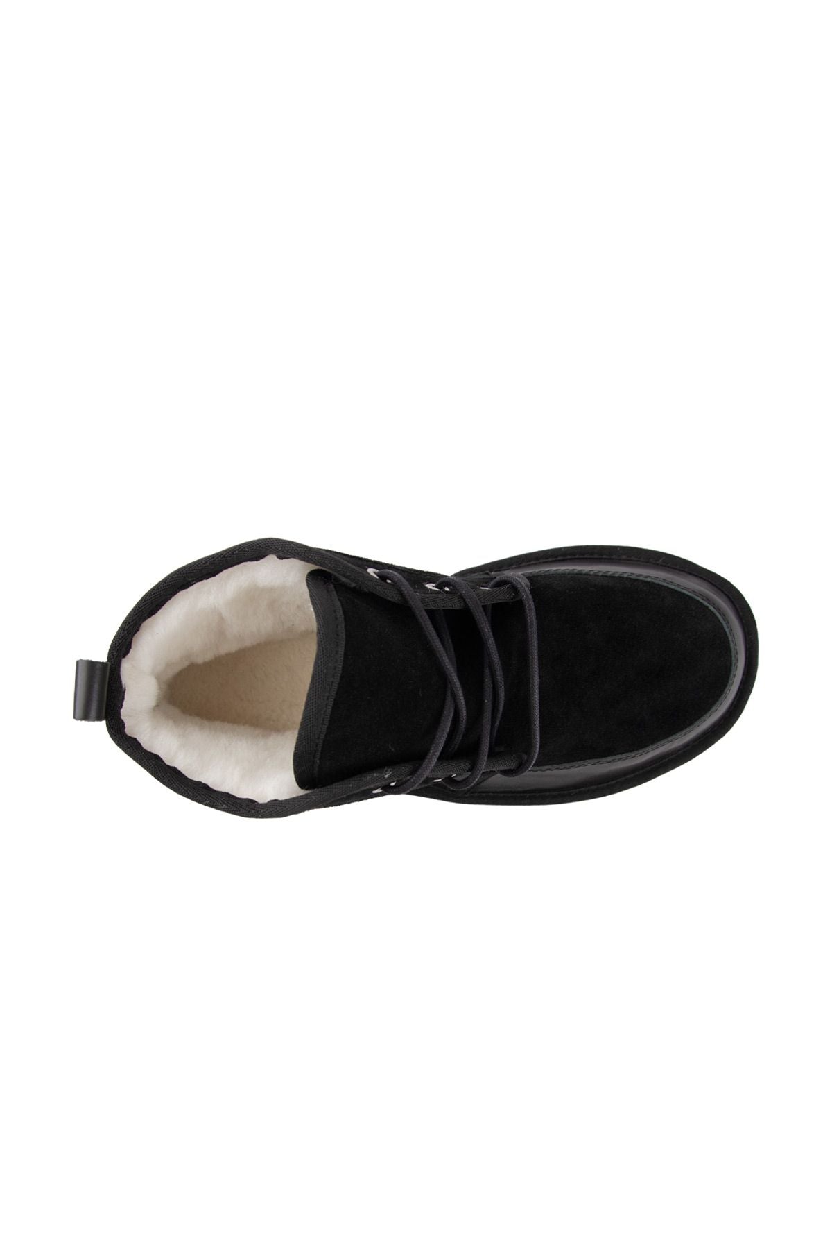 Pegia Men's Genuine Shearling Suede Winter Boot 375060  - Black