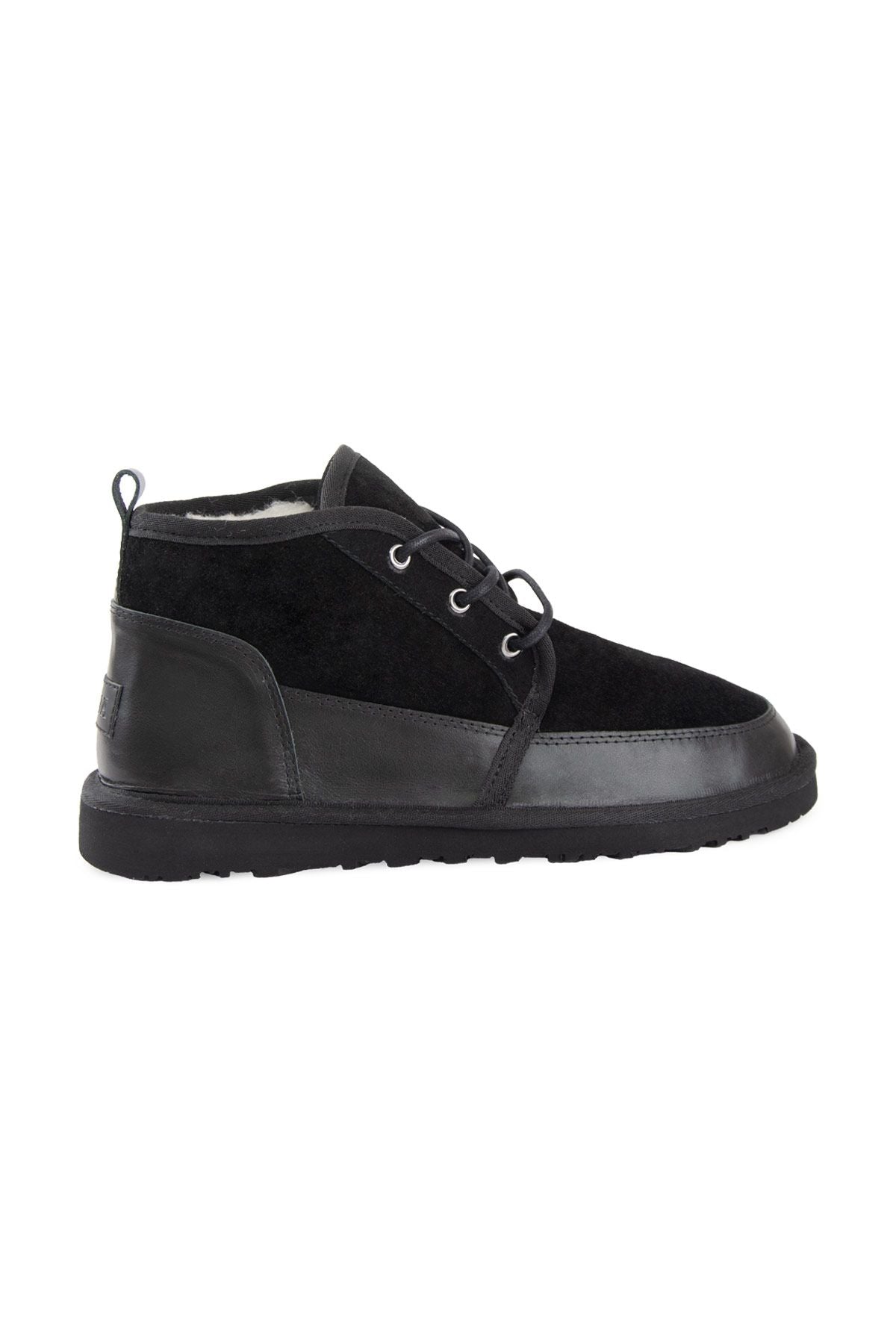 Pegia Men's Genuine Shearling Suede Winter Boot 375060  - Black