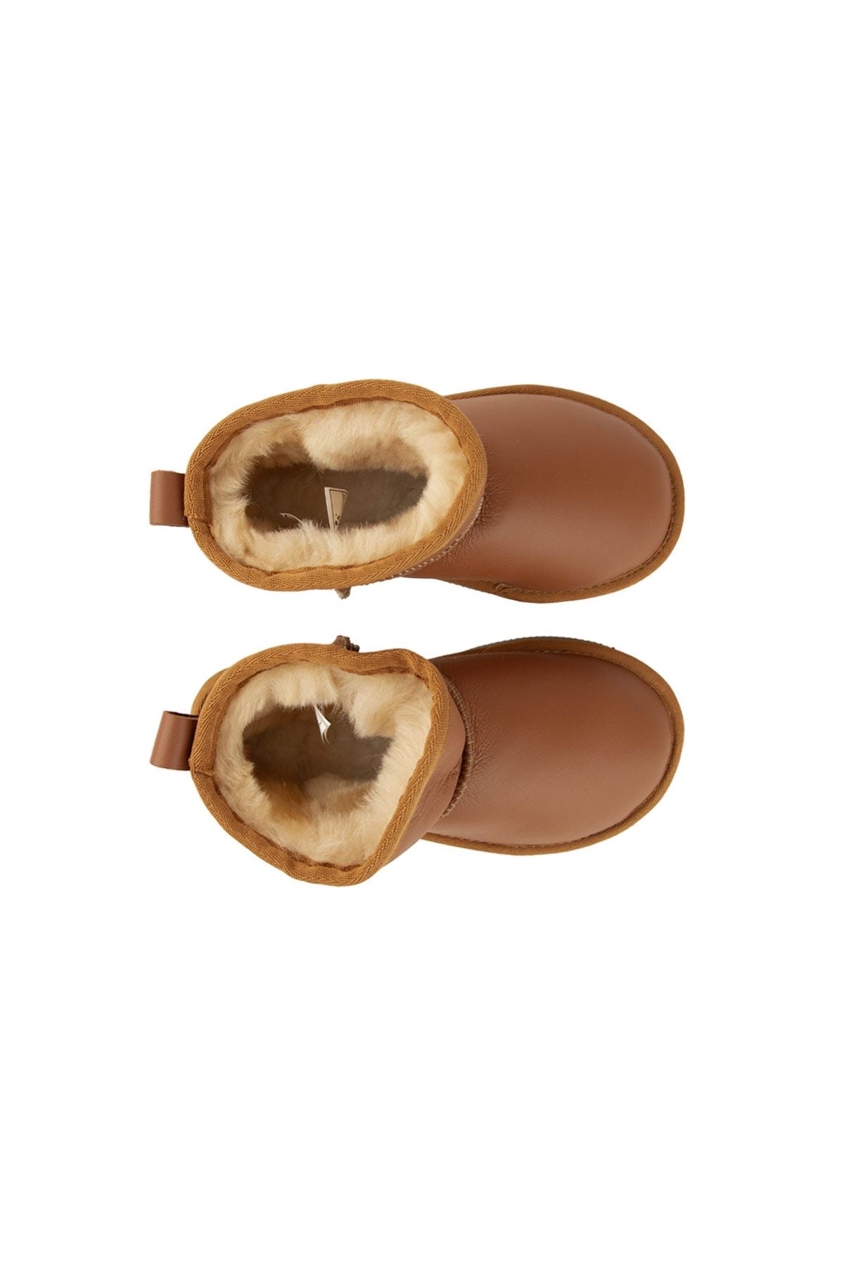 Pegia Genuine Sheepskin Leather Children's Boot 186091  - Chestnut