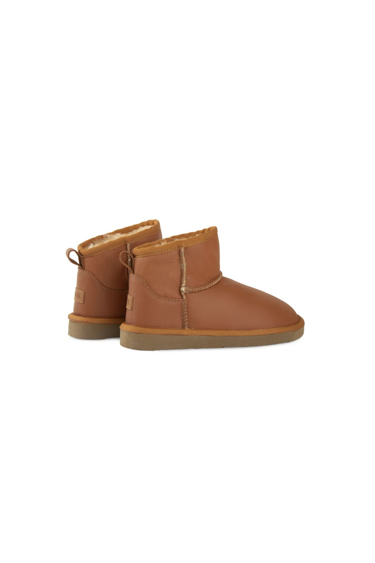 Pegia Genuine Sheepskin Leather Children's Boot 186091  - Chestnut