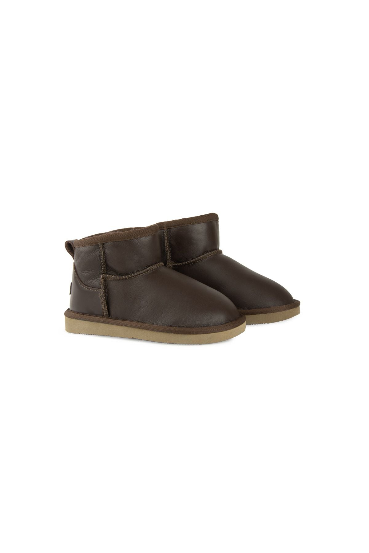 Pegia Genuine Sheepskin Leather Children's Boot 186091  - Choco