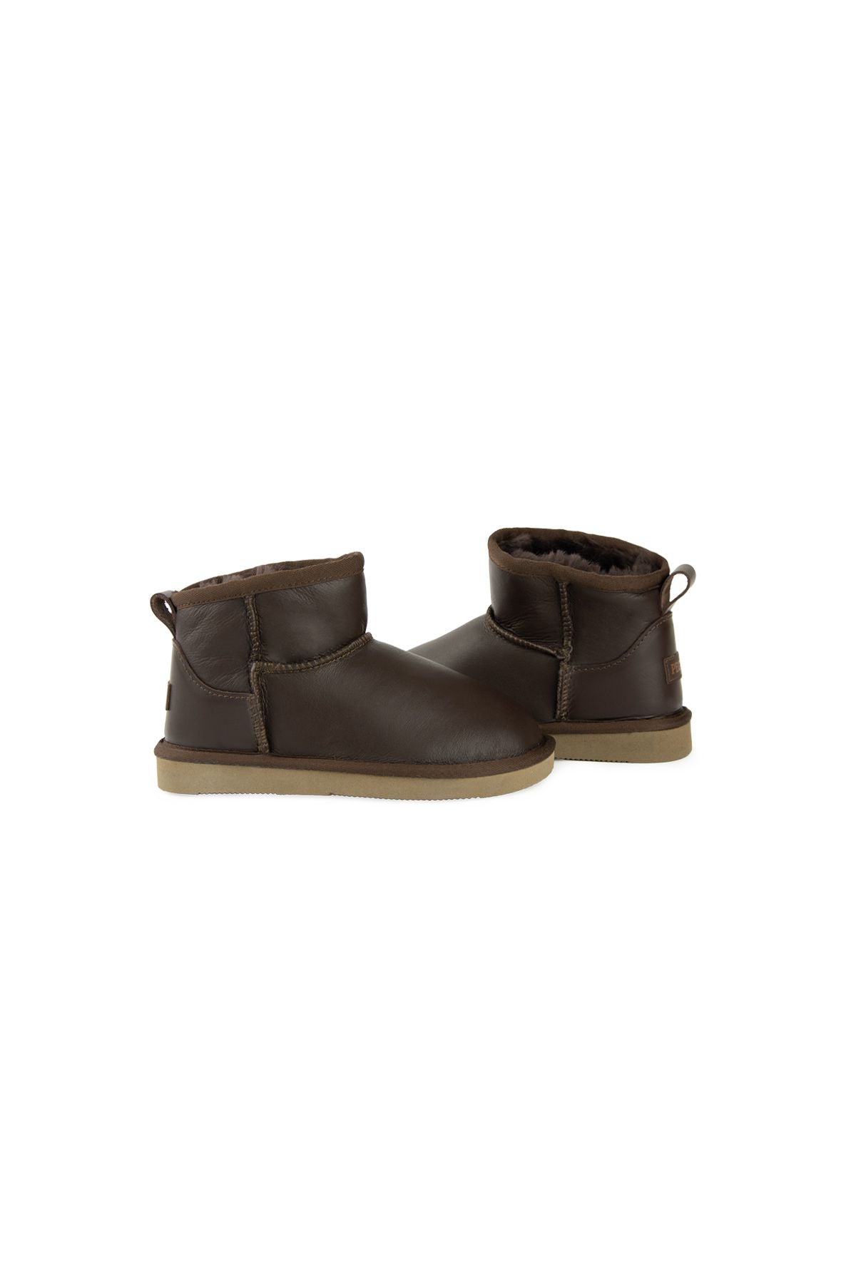 Pegia Genuine Sheepskin Leather Children's Boot 186091  - Choco