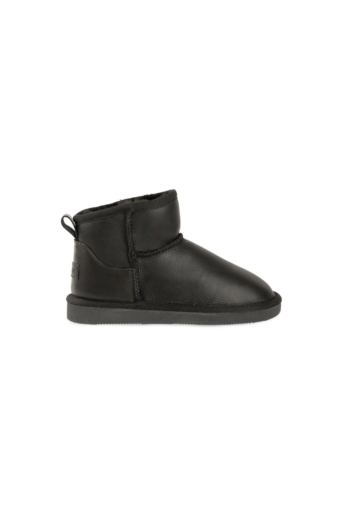 Pegia Genuine Sheepskin Leather Children's Boot 186091  - Black