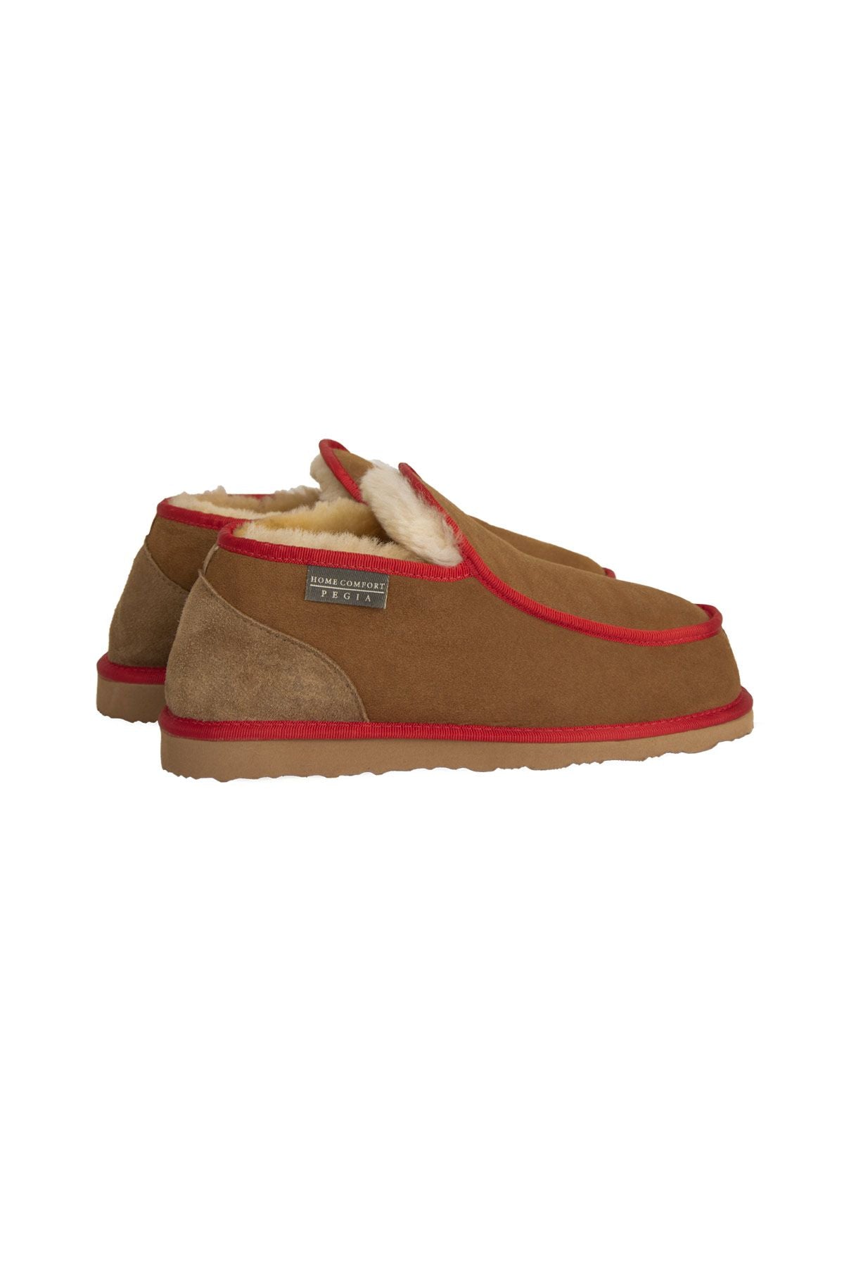 Pegia Genuine Sheepskin Fur House Shoe 191212  - Chestnut