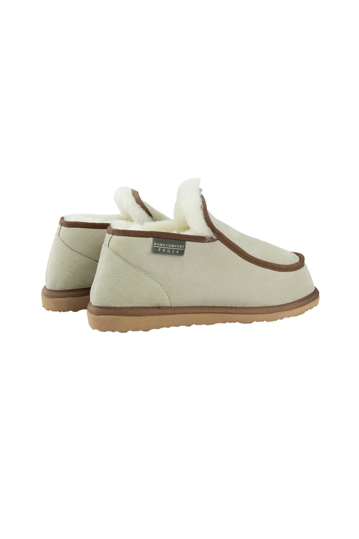 Pegia Genuine Sheepskin Fur House Shoe 191212  - Beige