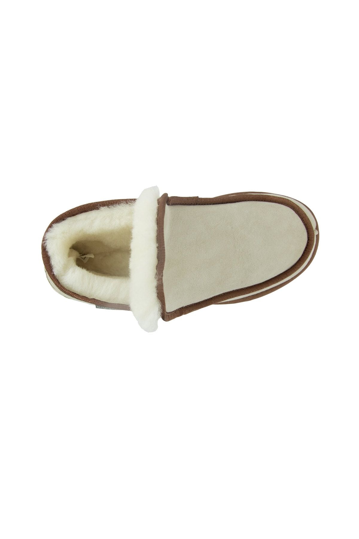 Pegia Genuine Sheepskin Fur House Shoe 191212  - Beige