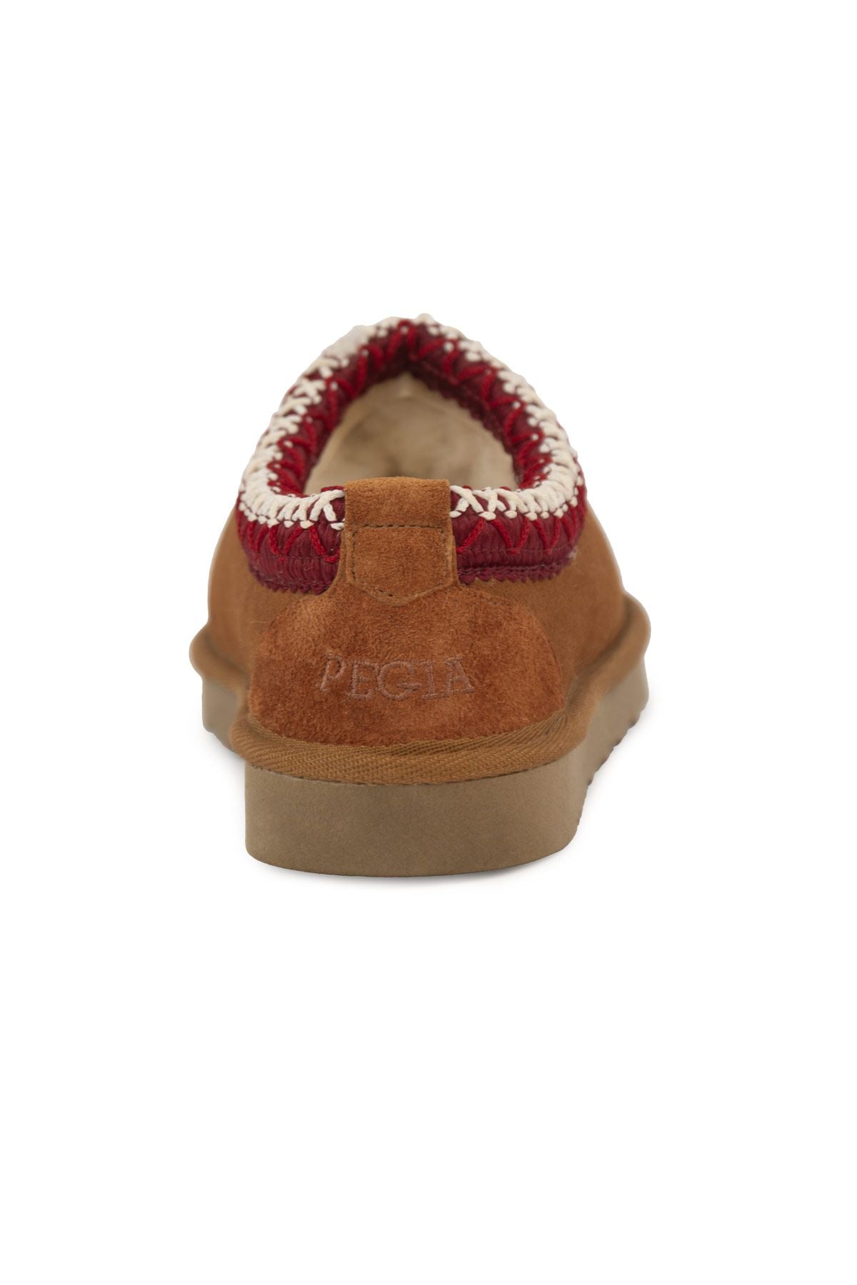 Pegia Women's Genuine Sheepskin Boots 191162  - Chestnut