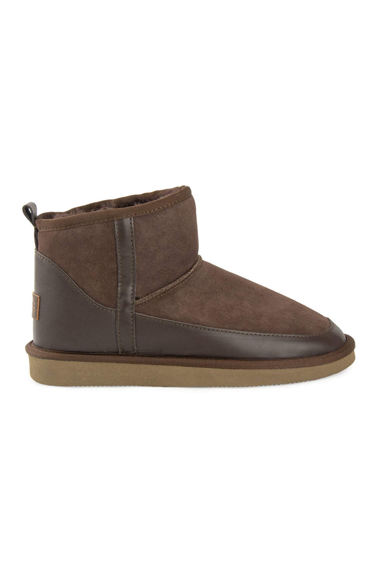 Pegia Women’s Genuine Fur Mini Boots 191166  - Choco