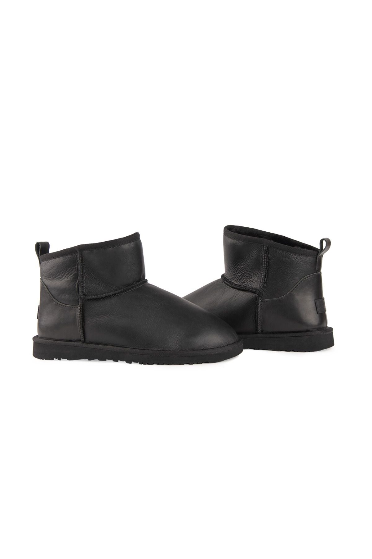 Pegia Men’s Sheepskin Classic Boots 375061  - Black