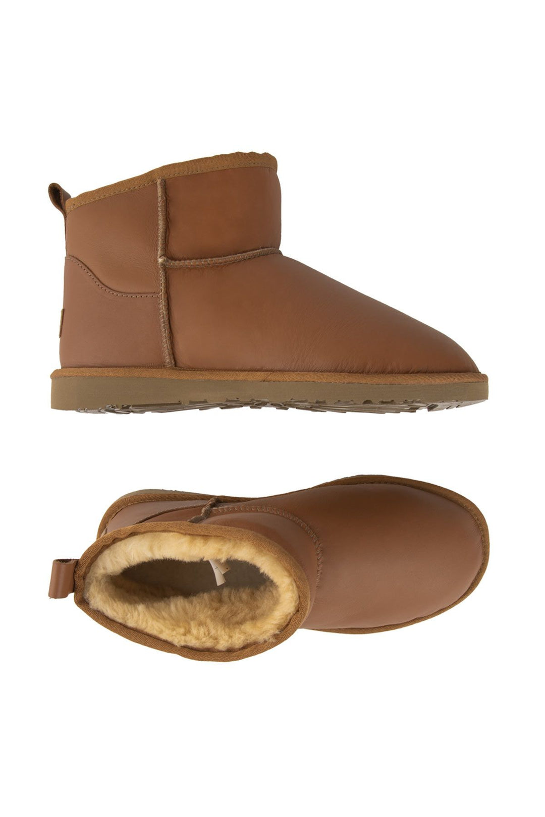 Pegia Men’s Sheepskin Classic Boots 375061  - Chestnut