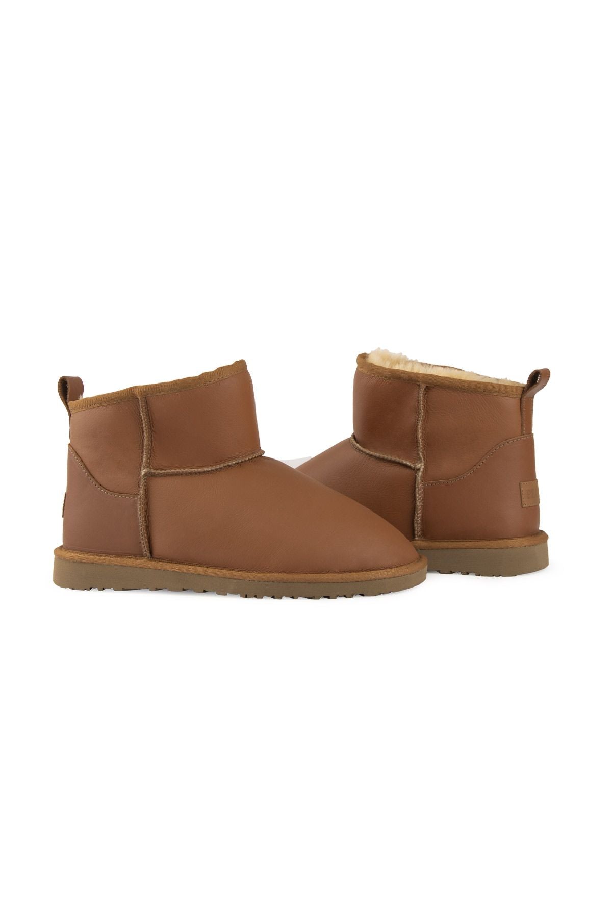 Pegia Men’s Sheepskin Classic Boots 375061  - Chestnut