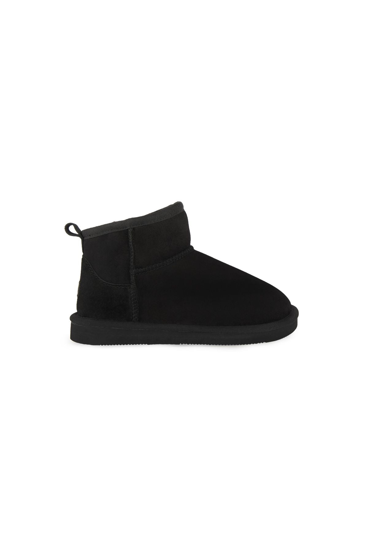 Pegia Genuine Sheepskin Kids Boots 186090  - Black