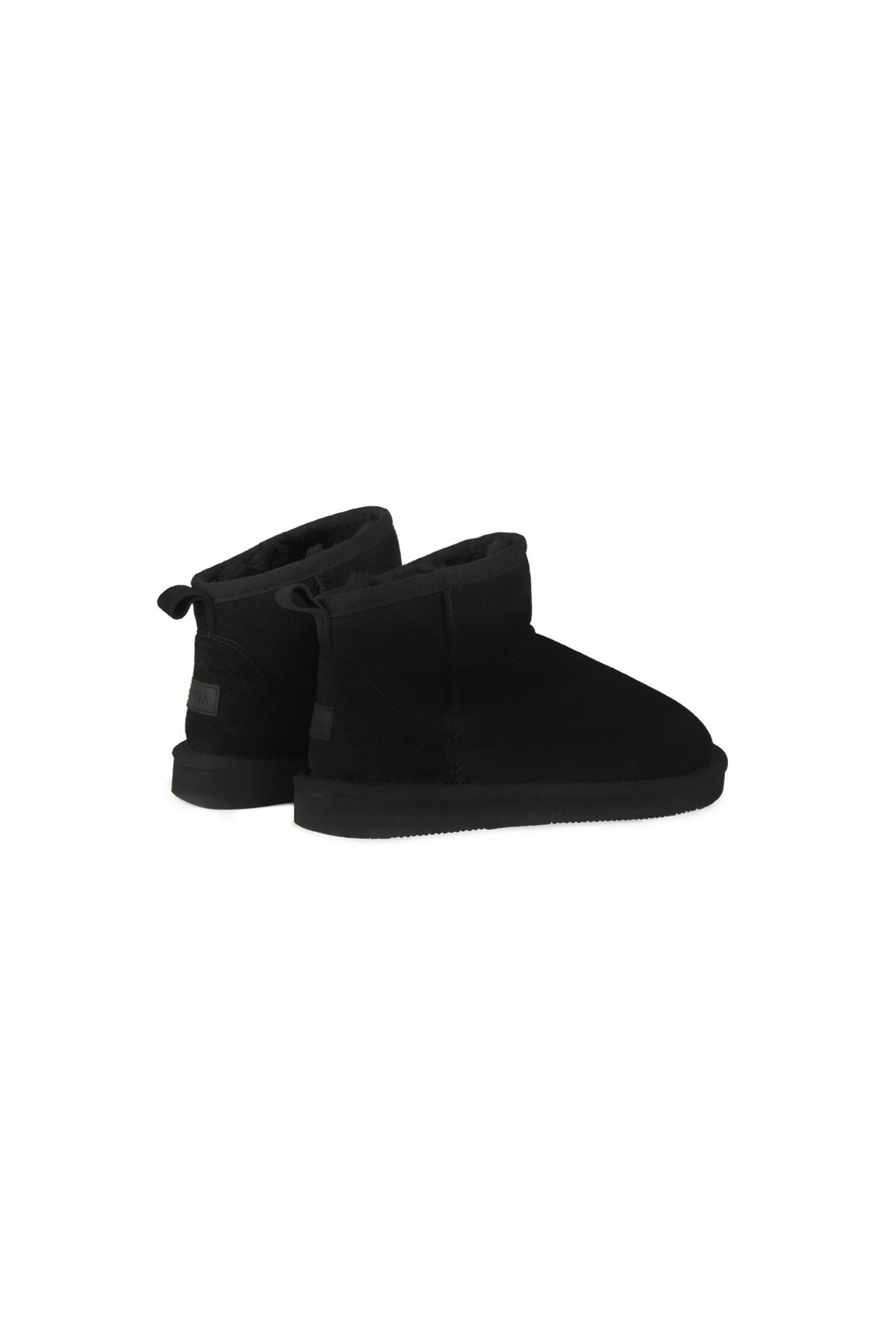 Pegia Genuine Sheepskin Kids Boots 186090  - Black