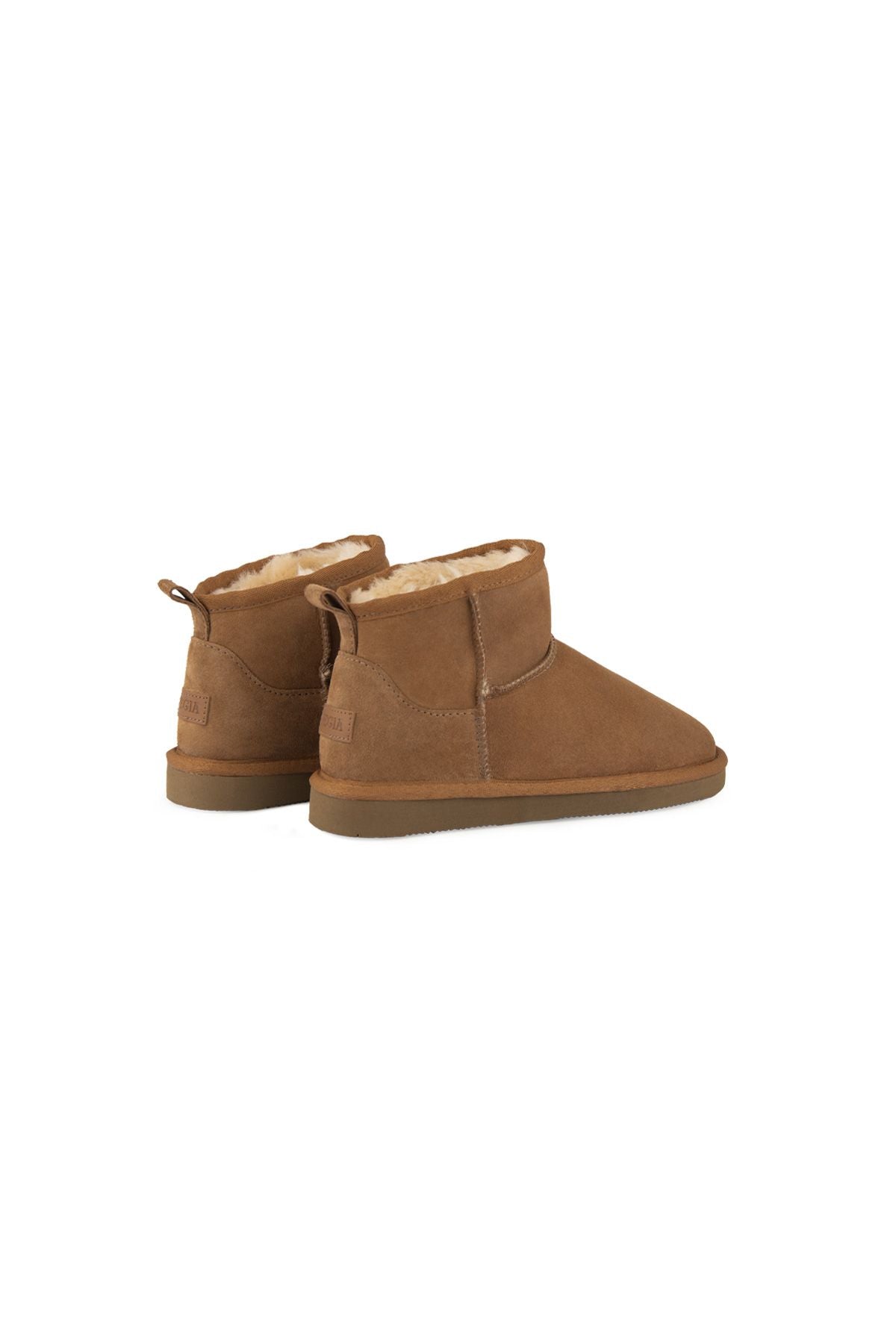 Pegia Genuine Sheepskin Kids Boots 186090  - Chestnut
