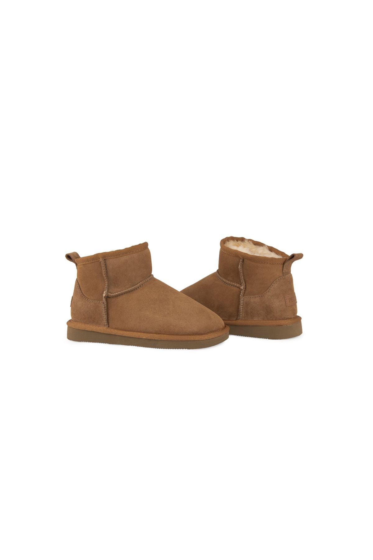 Pegia Genuine Sheepskin Kids Boots 186090  - Chestnut