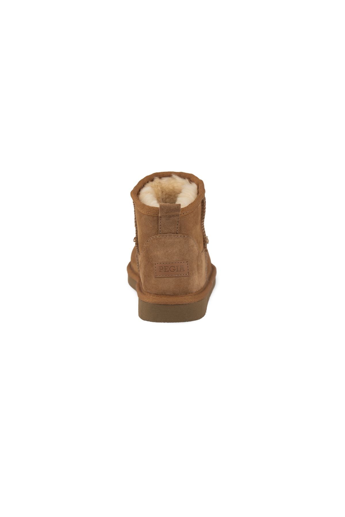 Pegia Genuine Sheepskin Kids Boots 186090  - Chestnut