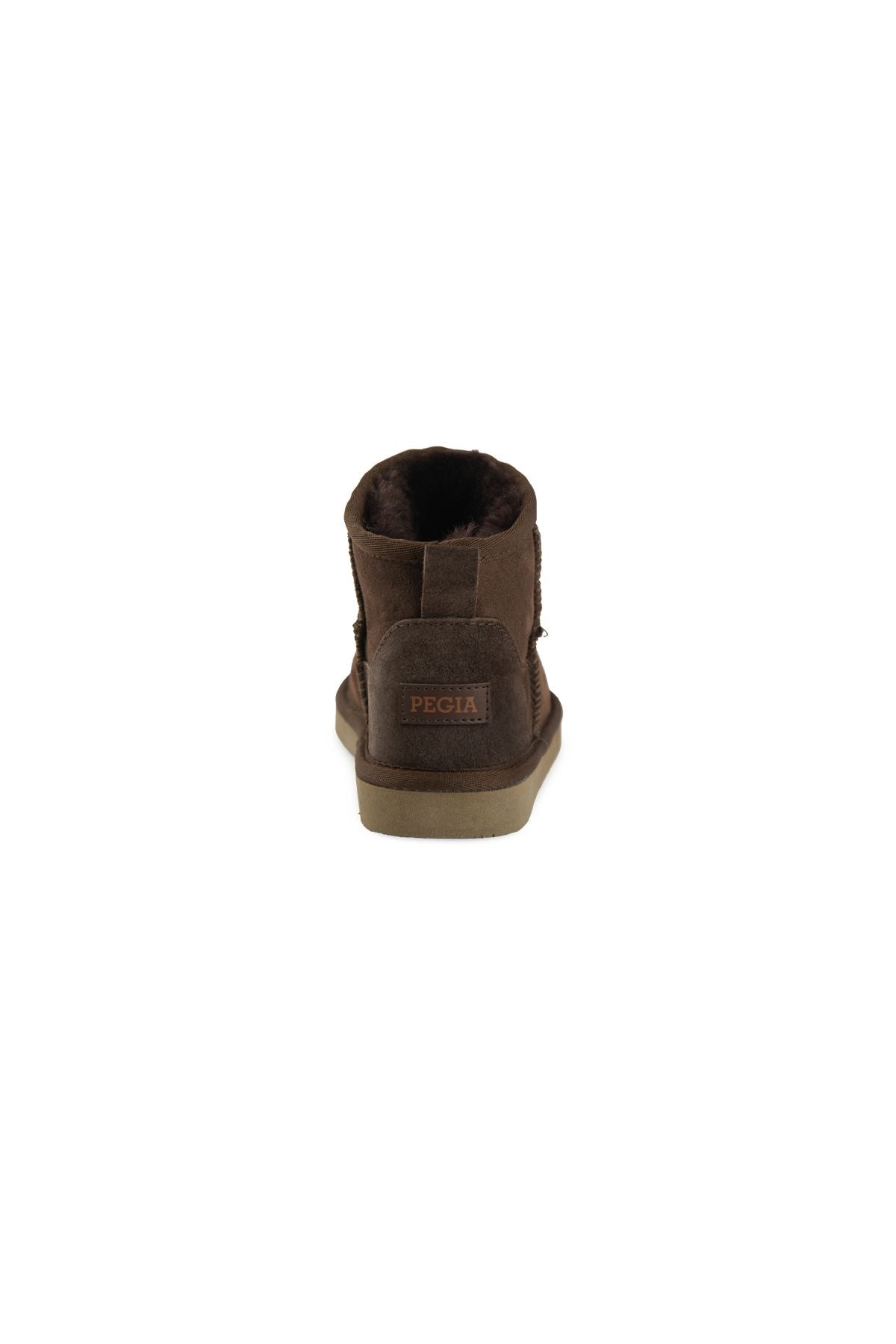 Pegia Genuine Sheepskin Kids Boots 186090  - Choco