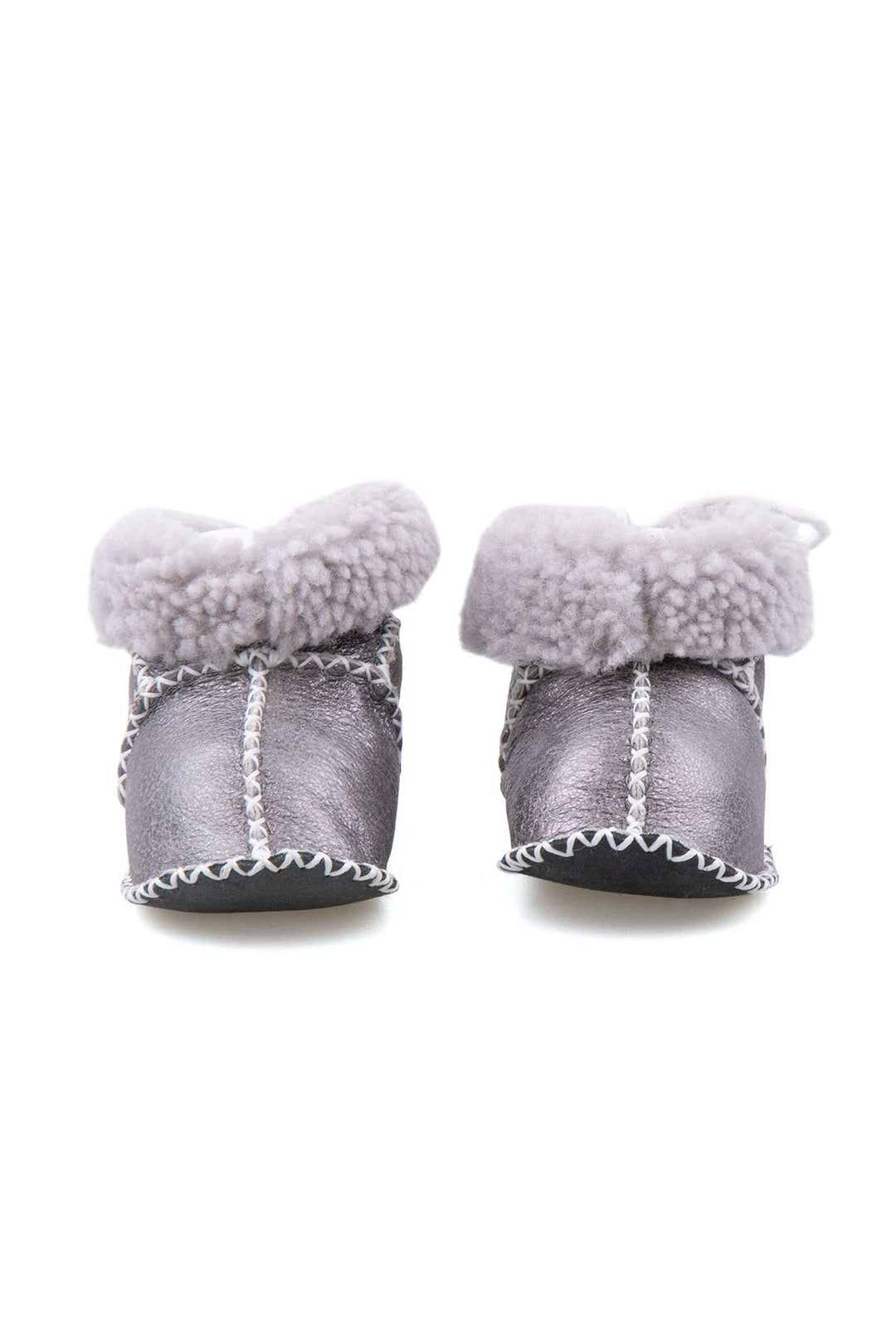 Pegia Shearling Baby's Booties 141114  - Grey