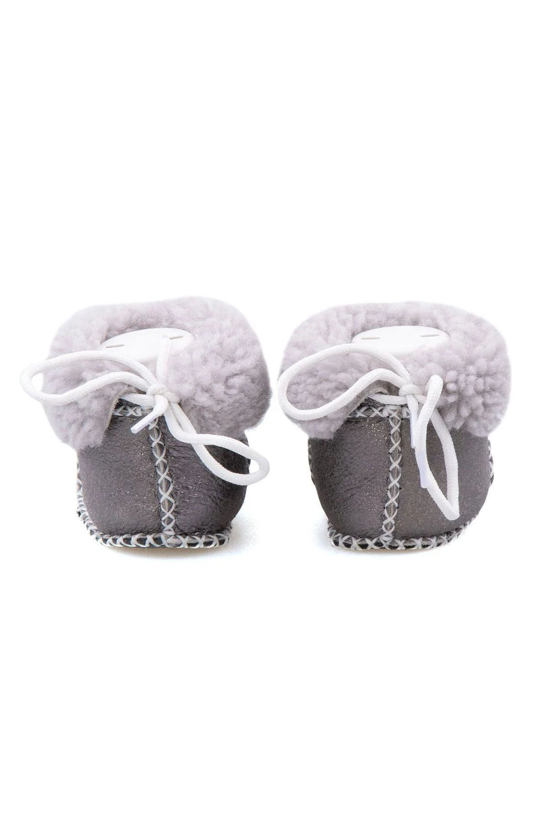 Pegia Shearling Baby's Booties 141114  - Grey