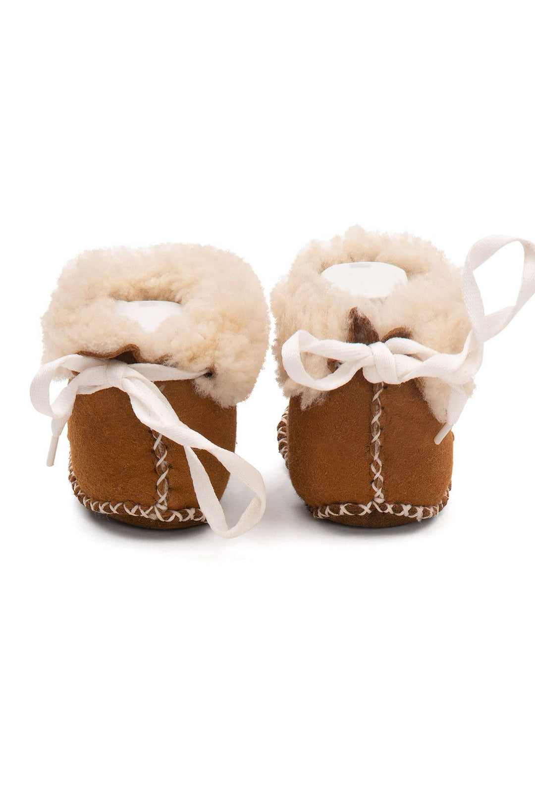 Pegia Shearling Baby Booties 141205  - Chestnut