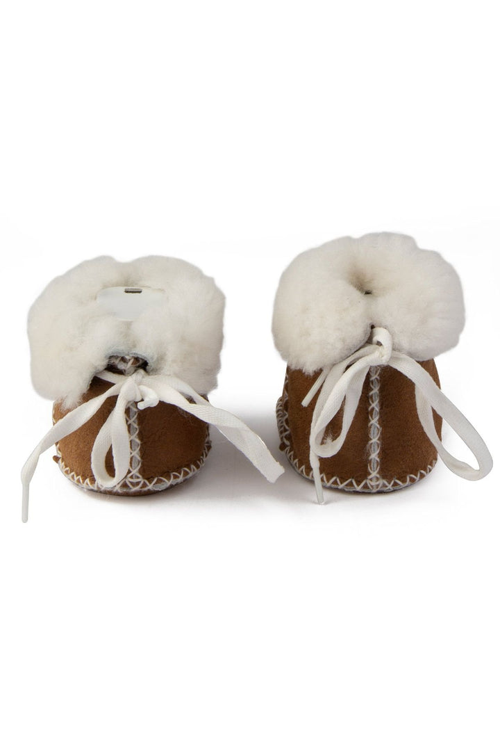 Pegia Shearling Baby's Booties 141211  - Chestnut