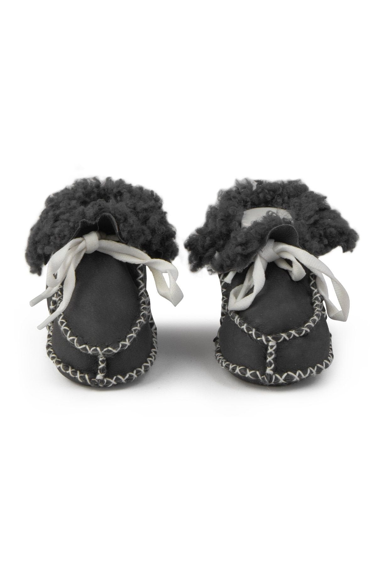 Pegia Shearling Baby's Booties 141212  - Anthracite