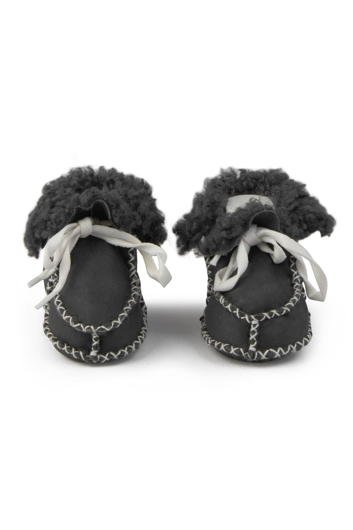 Pegia Shearling Baby's Booties 141212  - Anthracite