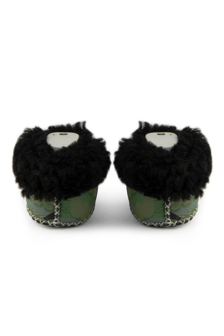 Pegia Shearling Baby's Booties 141213  - Emerald