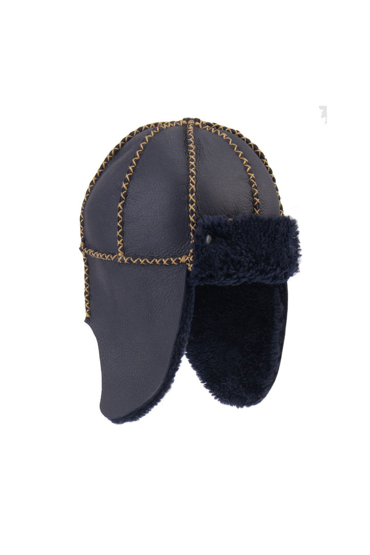 Pegia Genuine Sheepskin Baby Hat 142100  - Navy