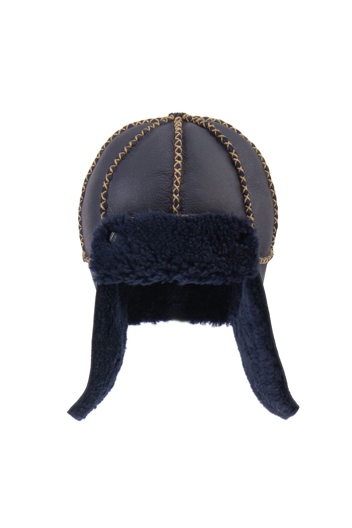 Pegia Genuine Sheepskin Baby Hat 142100  - Navy