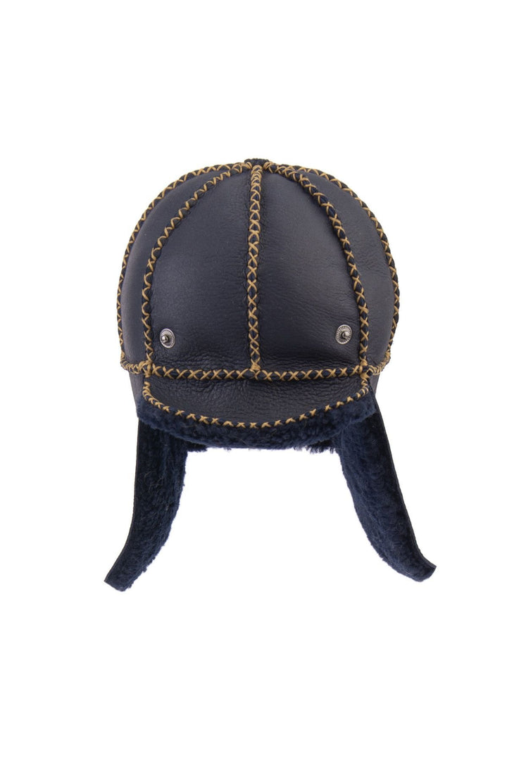 Pegia Genuine Sheepskin Baby Hat 142100  - Navy