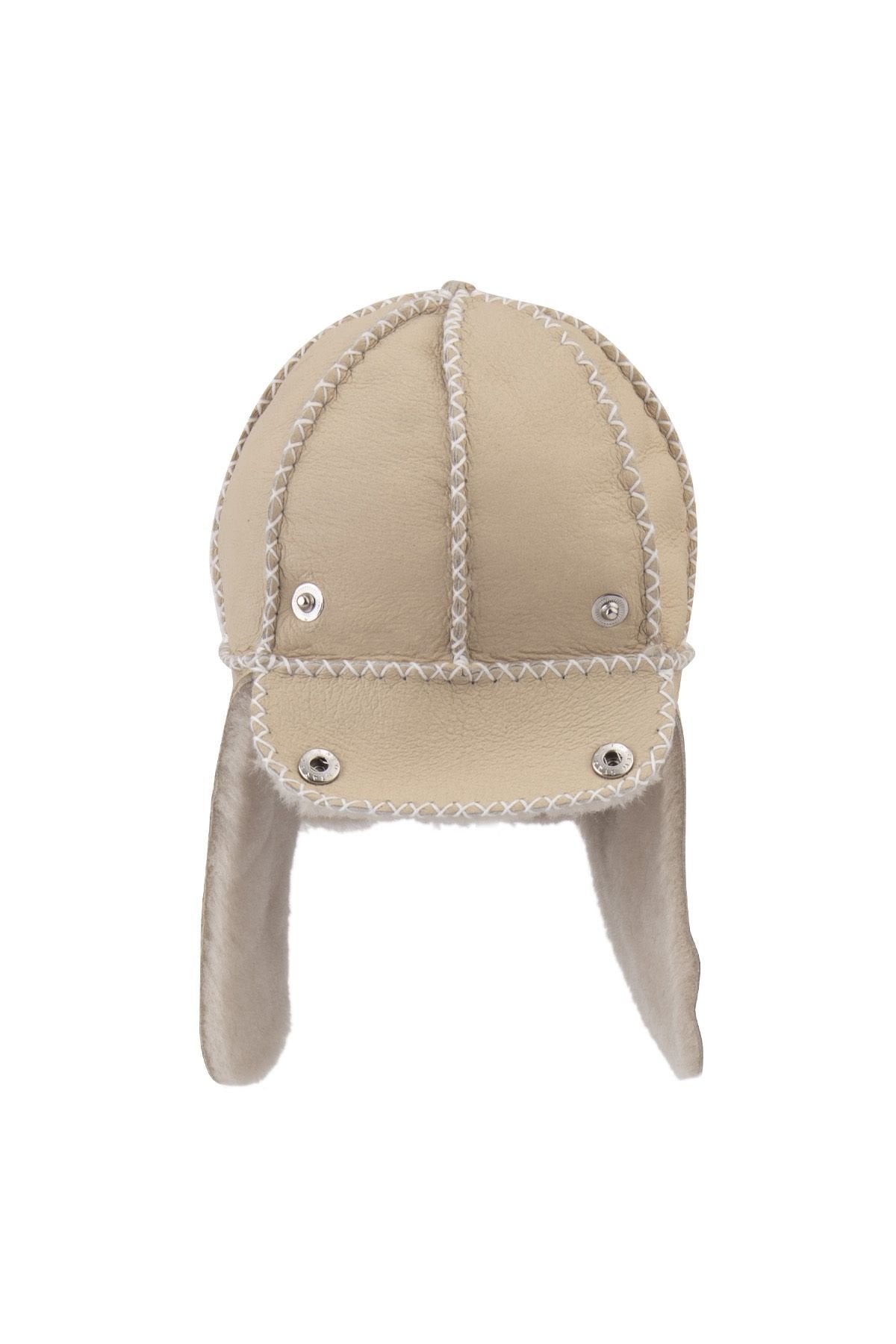 Pegia Genuine Sheepskin Baby Hat 142100  - Yellow