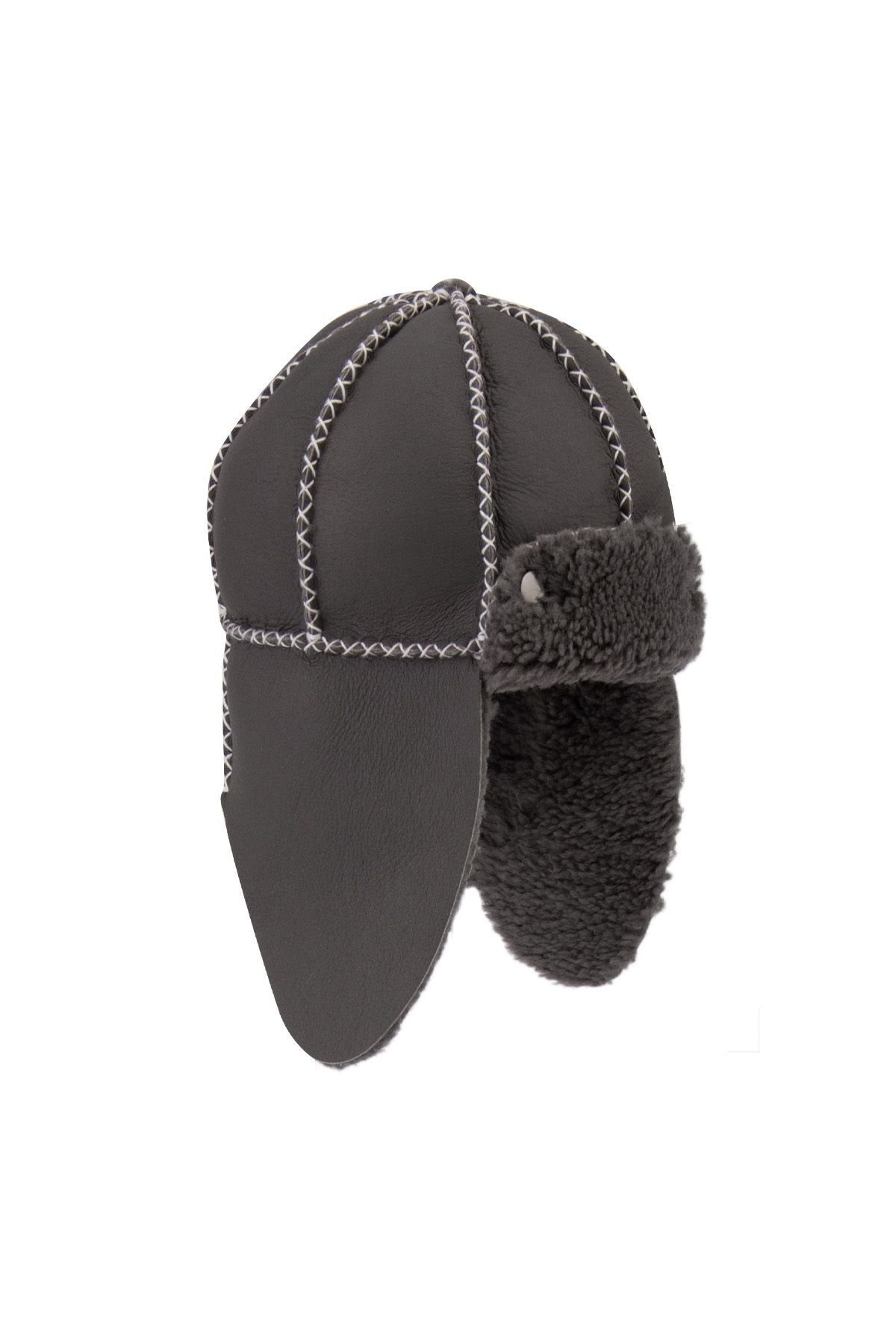 Pegia Genuine Sheepskin Baby Hat 142100  - Anthracite
