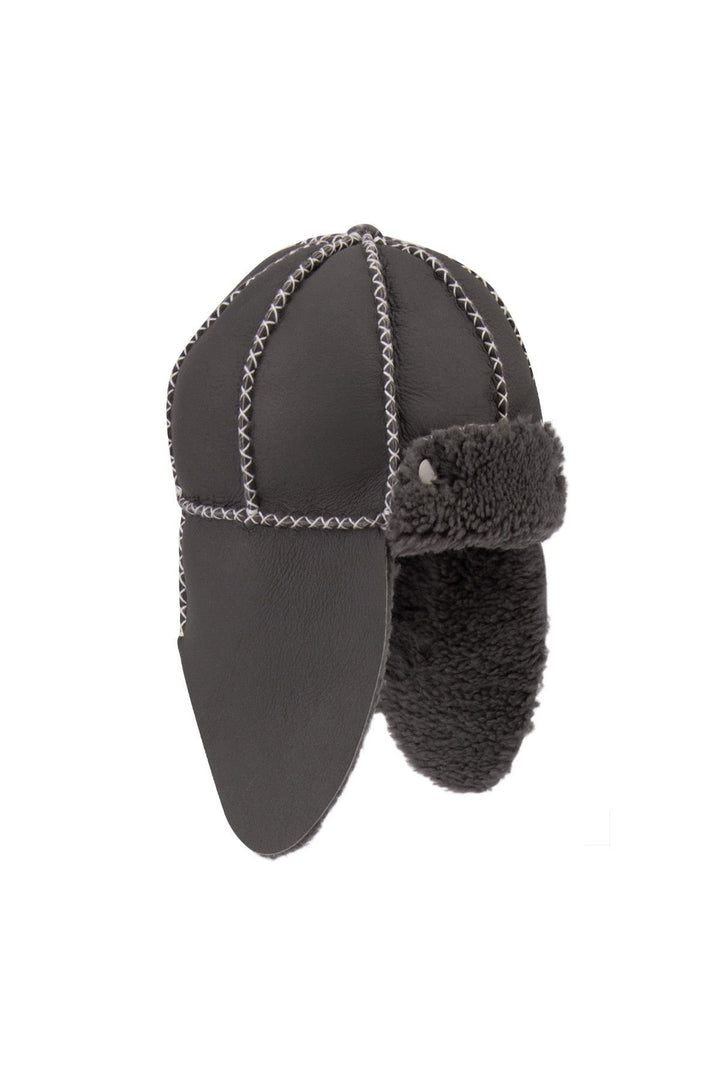 Pegia Genuine Sheepskin Baby Hat 142100  - Anthracite