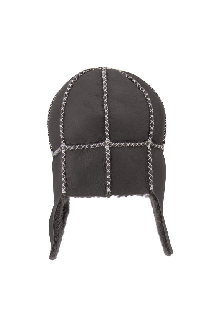 Pegia Genuine Sheepskin Baby Hat 142100  - Anthracite