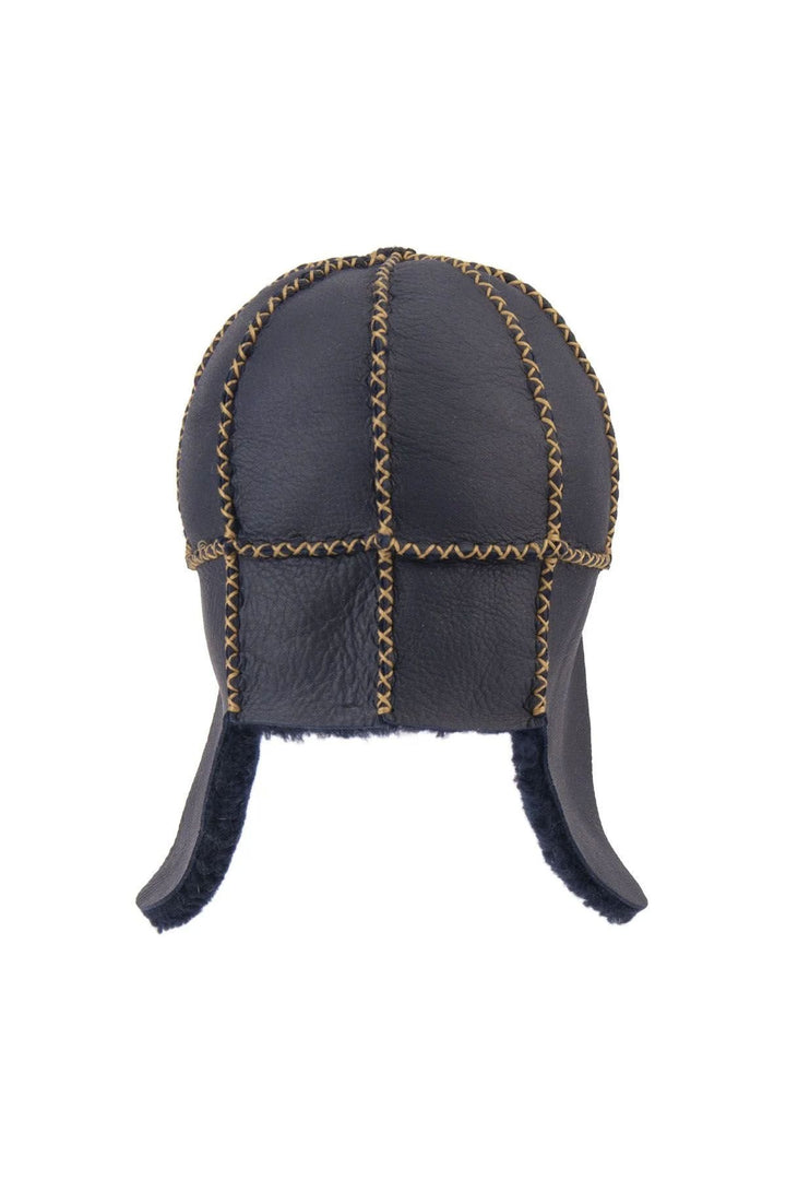 Pegia Genuine Sheepskin Baby Hat 142100  - Navy