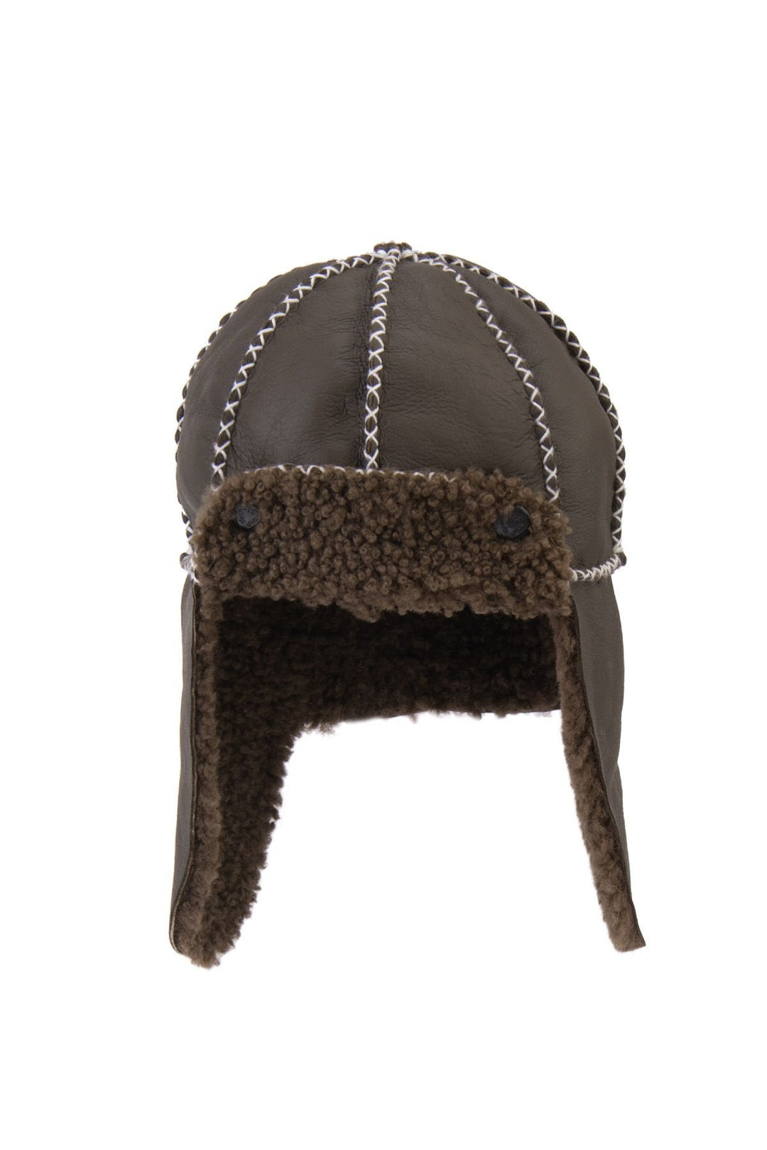 Pegia Genuine Sheepskin Baby Hat 142101  - Choco