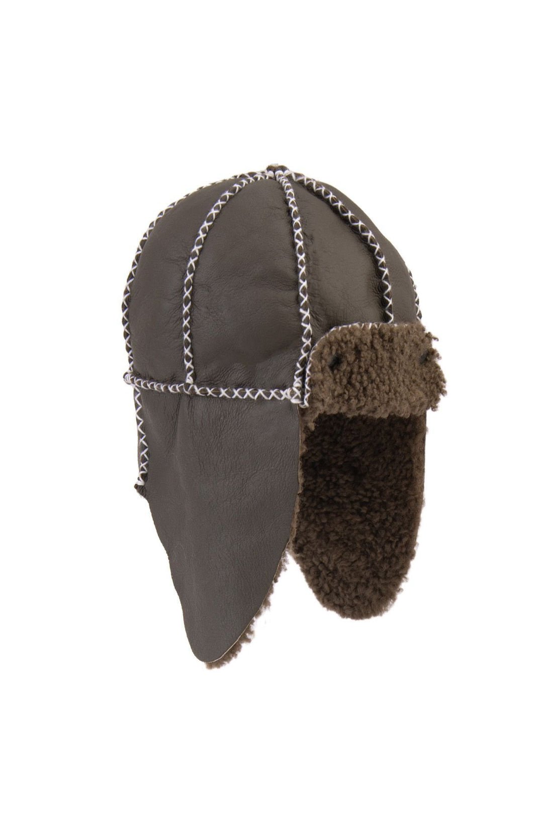 Pegia Genuine Sheepskin Baby Hat 142101  - Choco