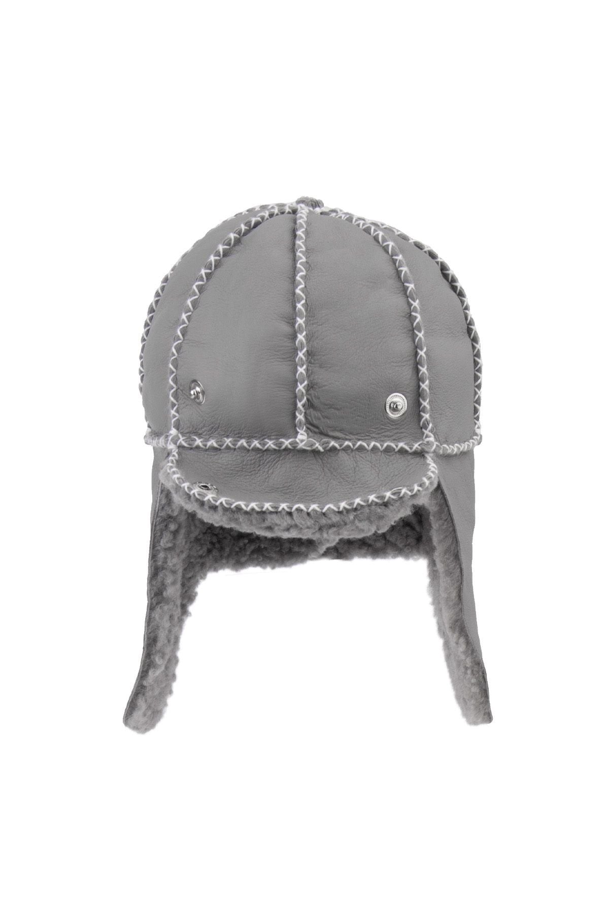 Pegia Genuine Sheepskin Baby Hat 142101  - Grey