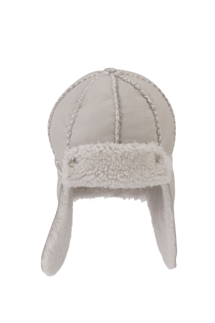 Pegia Genuine Sheepskin Baby Hat 142101  - Beige
