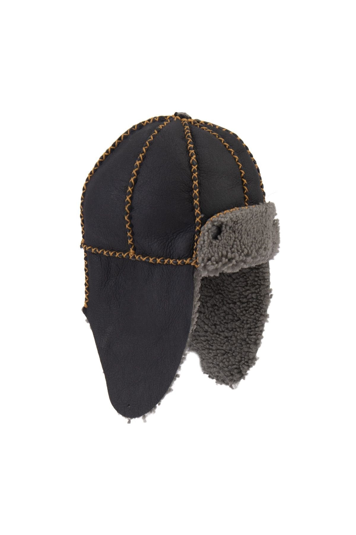 Pegia Genuine Sheepskin Baby Hat 142102  - Black