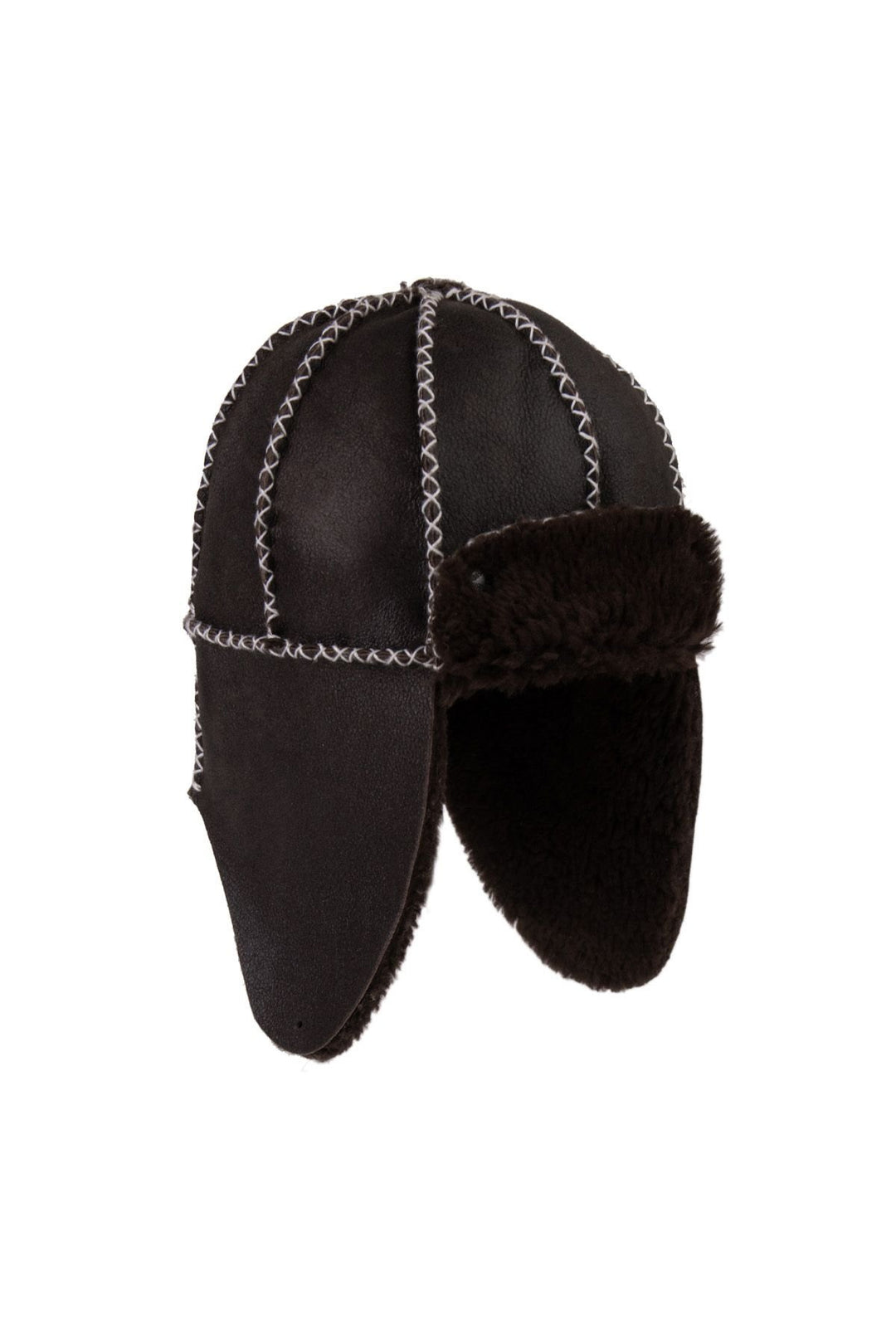 Pegia Genuine Sheepskin Baby Hat 142102  - Choco