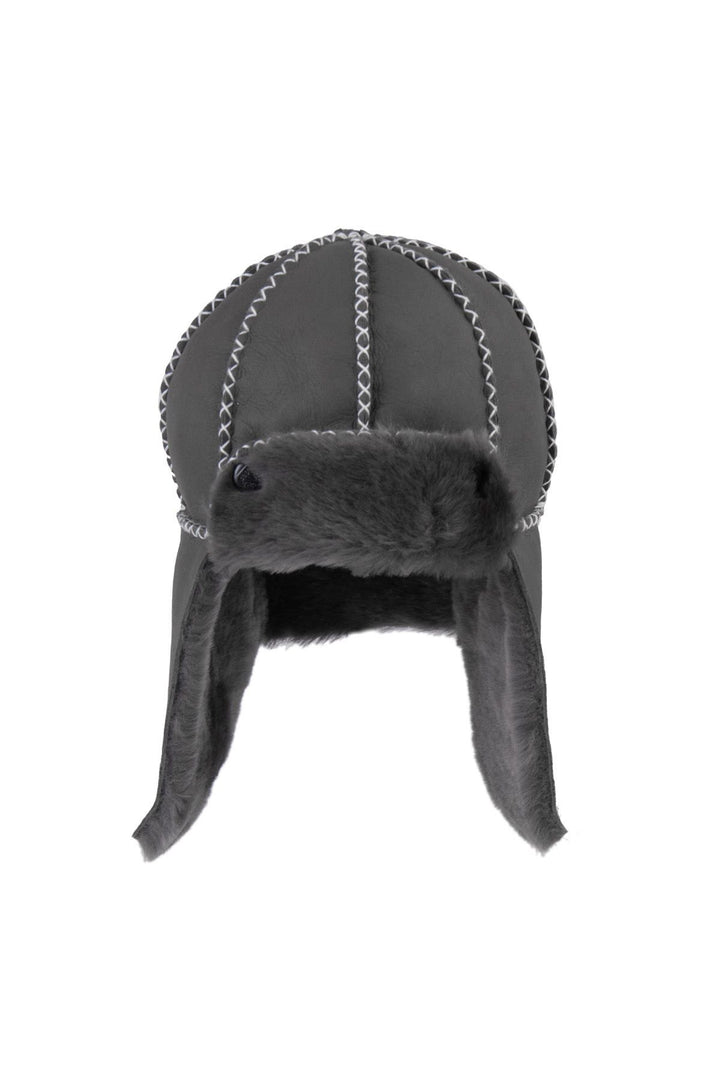 Pegia Genuine Sheepskin Baby Hat 142102  - Grey