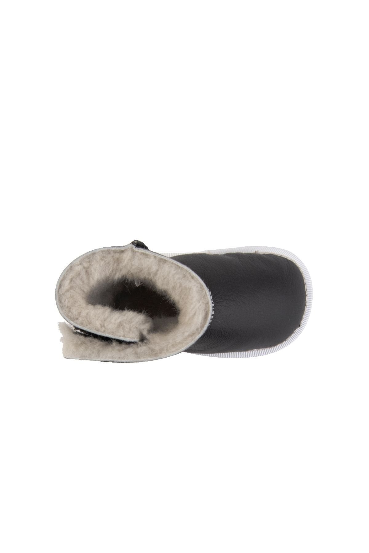 Pegia Sheepskin Velcro Baby Booties 141221  - Beige